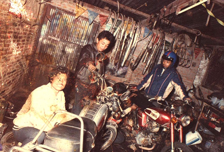 City Motorbike team — Thamel workshop